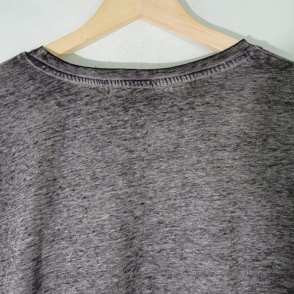 C&C California Gray Slub Cotton Casual T-Shirt Sz Small Crewneck Short Sleeve - Picture 6 of 11